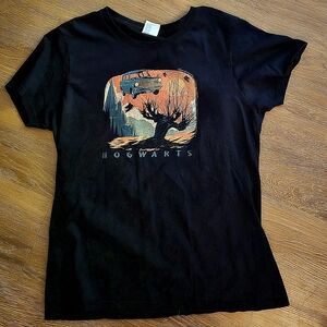 Women's Vintage Hogwarts Harry Potter And The Chamber Of Secrets T Shirt Size M